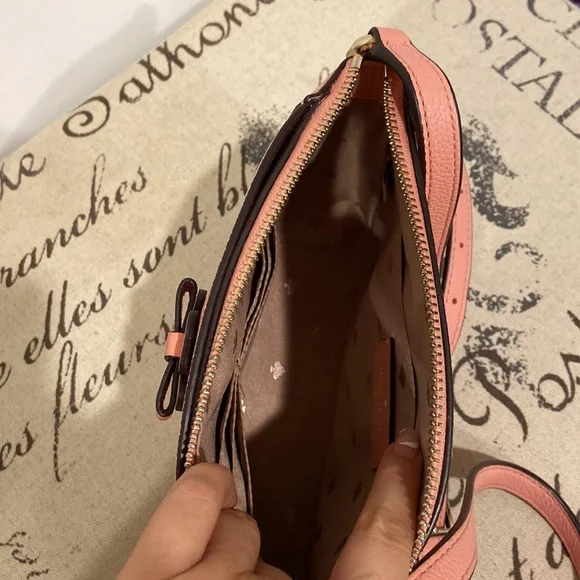 NEW Kate Spade Talia Leather Zip Top Crossbody - Picture 5 of 12